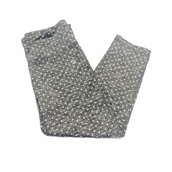 VOGO Athletica Grey Polka Dot Leggings 0564 - Picture 2 of 5